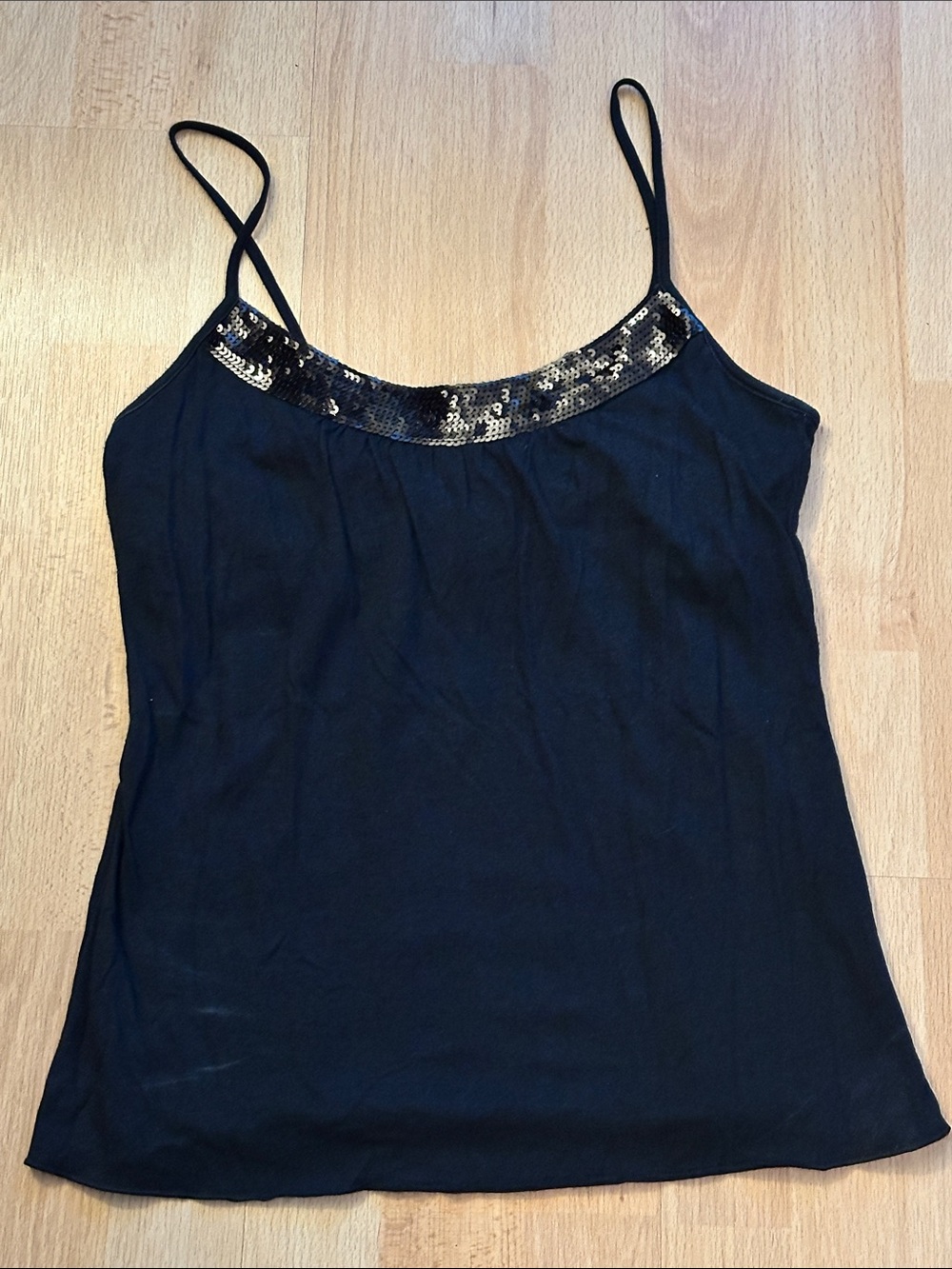 Old Navy Perfect Fit Sequined Tank/Camisole sz M